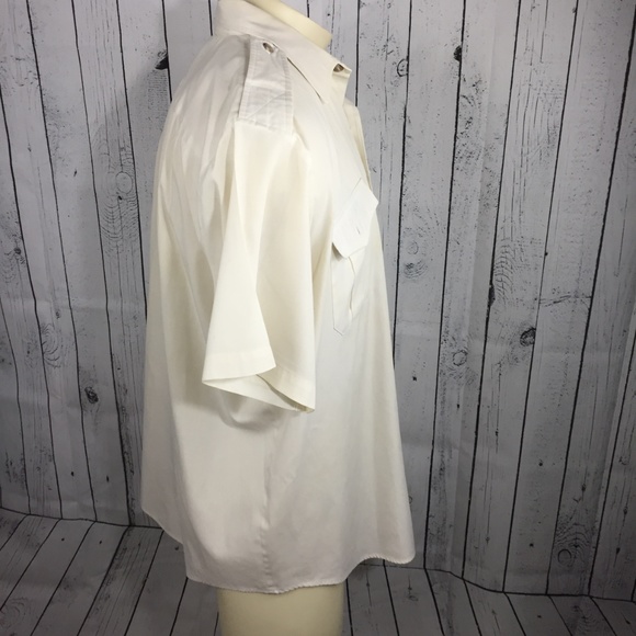 Vintage Ben Hur Button Down Men's Shirt Bear Back 2 chest pockets fits XL - Picture 4 of 8